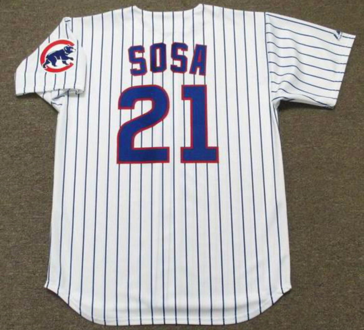 Sammy Sosa 1998 YOUTH KIDS Chicago Cubs Official MLB jersey product image 1, provided for visual reference and product
