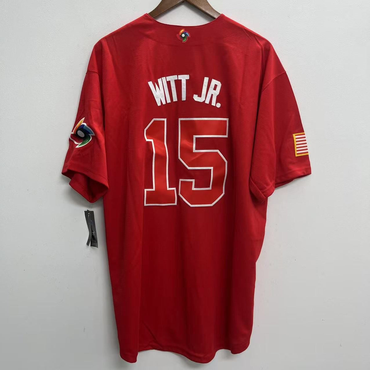 Bobby Witt Jr. YOUTH KIDS Official Team USA Nike Jersey product image 1, provided for visual reference and product detail