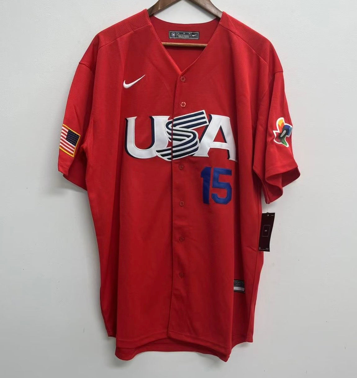 Bobby Witt Jr. YOUTH KIDS Official Team USA Nike Jersey product image 2, provided for visual reference and product detail