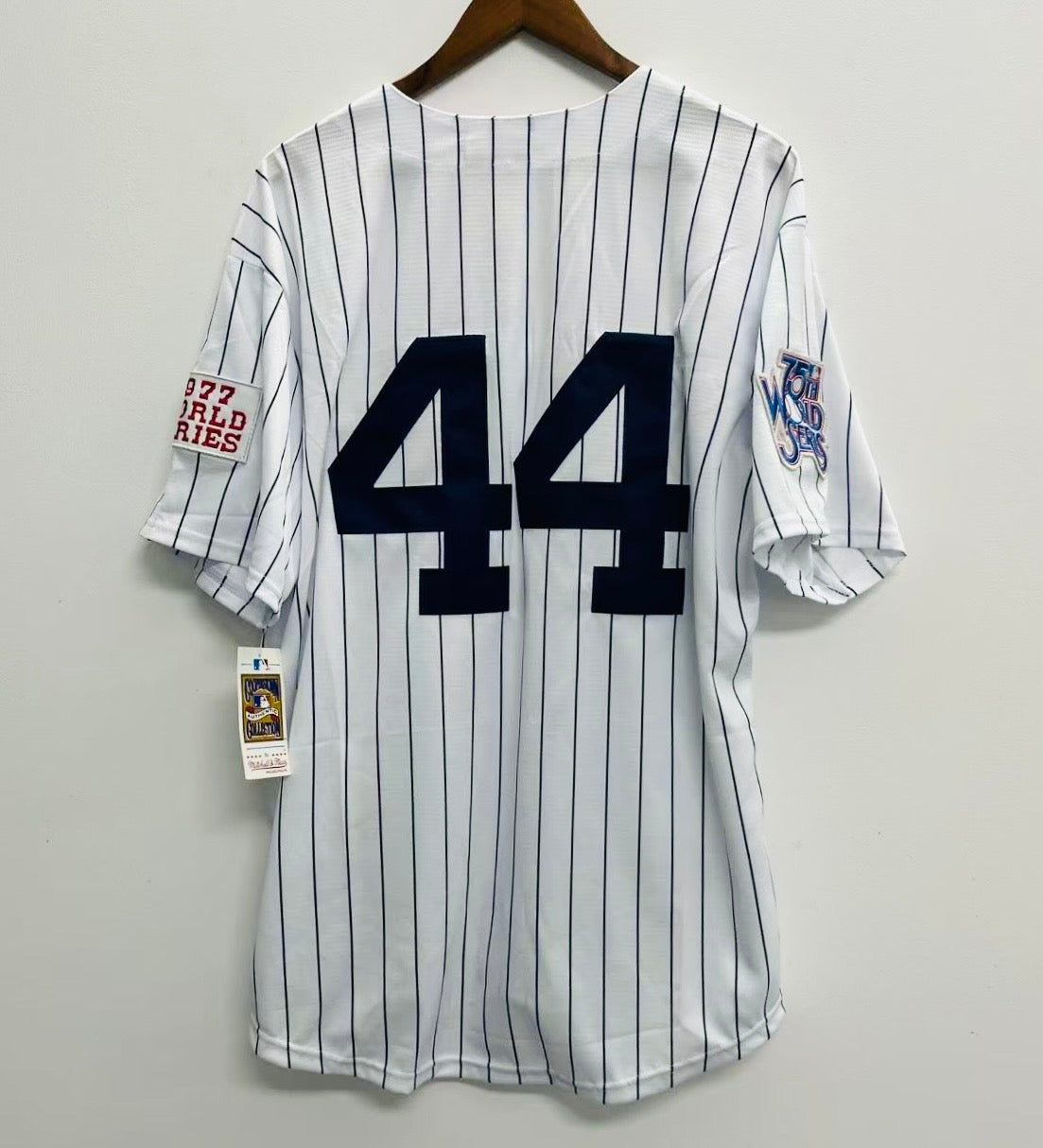 Reggie Jackson YOUTH KIDS New York Yankees Jersey Mitchell & Ness product image 1, provided for visual reference and product