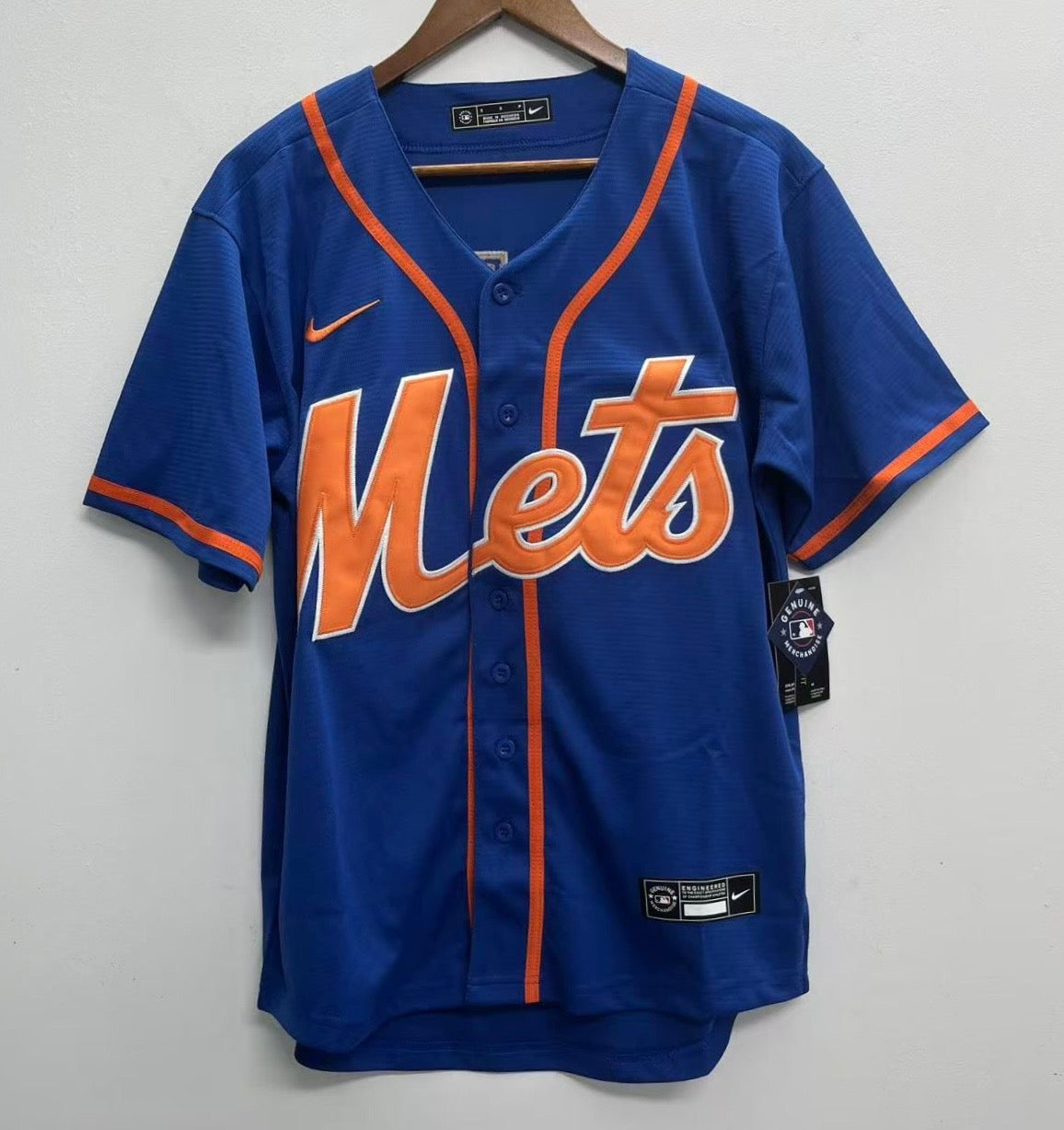 Francisco Lindor YOUTH KIDS New York Mets Official MLB Nike Jersey blue product image 2, provided for visual reference and