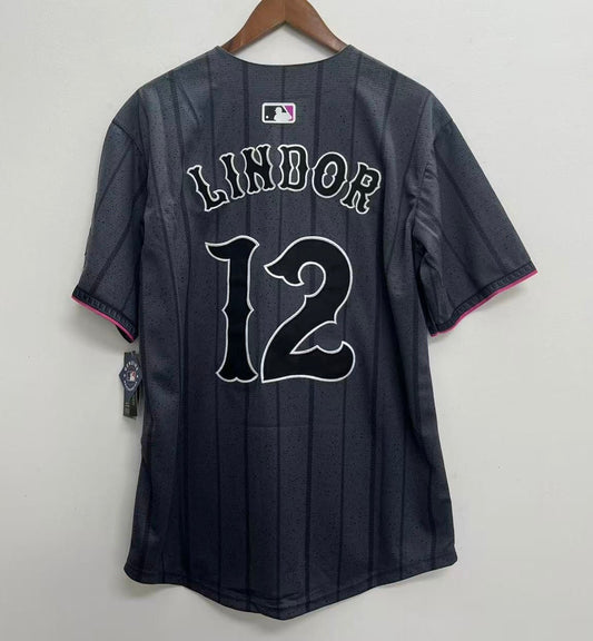 Francisco Lindor YOUTH KIDS New York Mets Official MLB Nike City Connect Limited Jersey product image 1, provided for visual
