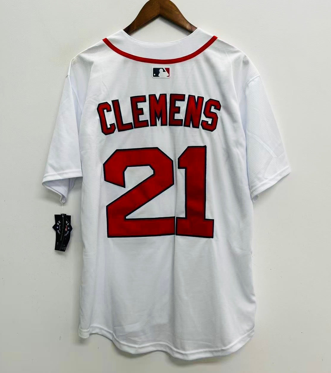 Roger Clemens YOUTH KIDS Boston Red Sox Official MLB Nike Jersey product image 1, provided for visual reference and product