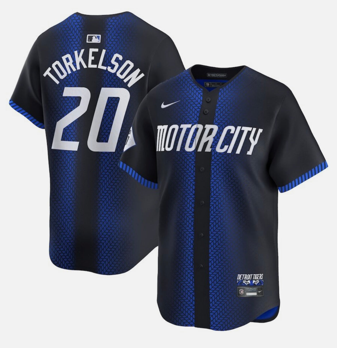 Spencer Torkelson Detroit Tigers Youth Official MLB Nike City Connect Limited Jersey product image 1, provided for visual