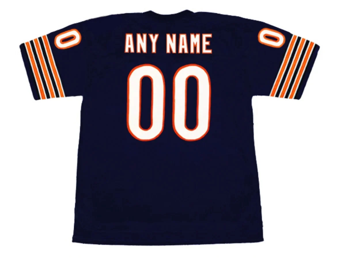 Any name & Number 1970’s 80’s Chicago Bears NFL Mitchell & Ness Jersey product image 1, provided for visual reference and