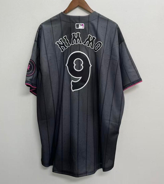 Brandon Nimmo YOUTH New York Mets Official MLB Nike City Connect Limited Jersey product image 1, provided for visual