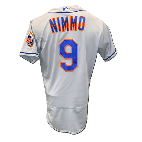 Brandon Nimmo YOUTH New York Mets Official MLB Nike Jersey Gray product image 1, provided for visual reference and product