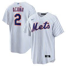 Luisangel Acuna YOUTH New York Mets Official MLB Nike Jersey product image 1, provided for visual reference and product