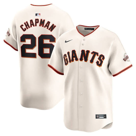 Matt Chapman YOUTH SAN FRANCISCO Giants Official MLB Nike jersey cream color product image 1, provided for visual reference