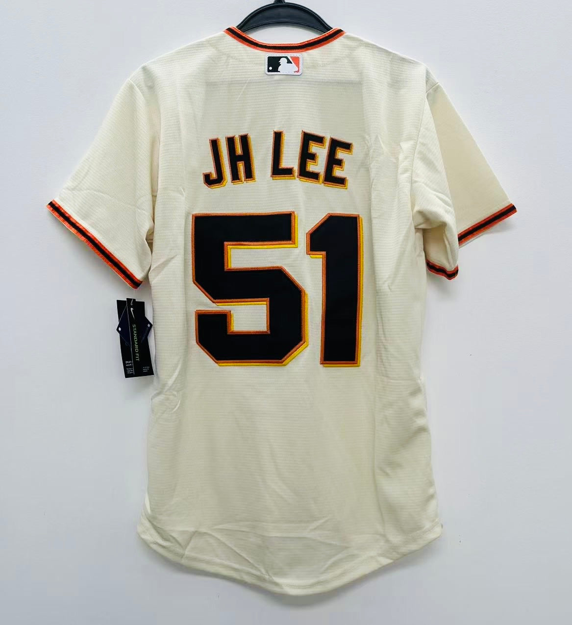 Jung Hoo Lee YOUTH SAN FRANCISCO Giants Official MLB jersey white product image 2, provided for visual reference and product