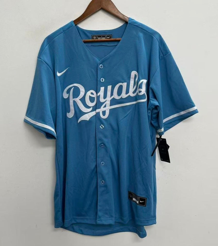 Vinnie Pasquantino YOUTH KIDS Kansas City Royals Official MLB Nike Jersey light blue product image 2, provided for visual