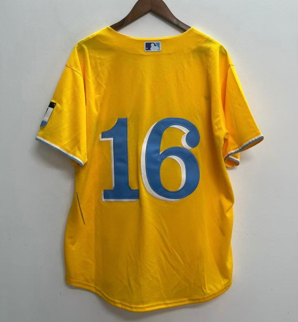 Jarren Duran YOUTH KIDS Boston Red Sox Official MLB Nike City Connect Limited Jersey product image 1, provided for visual