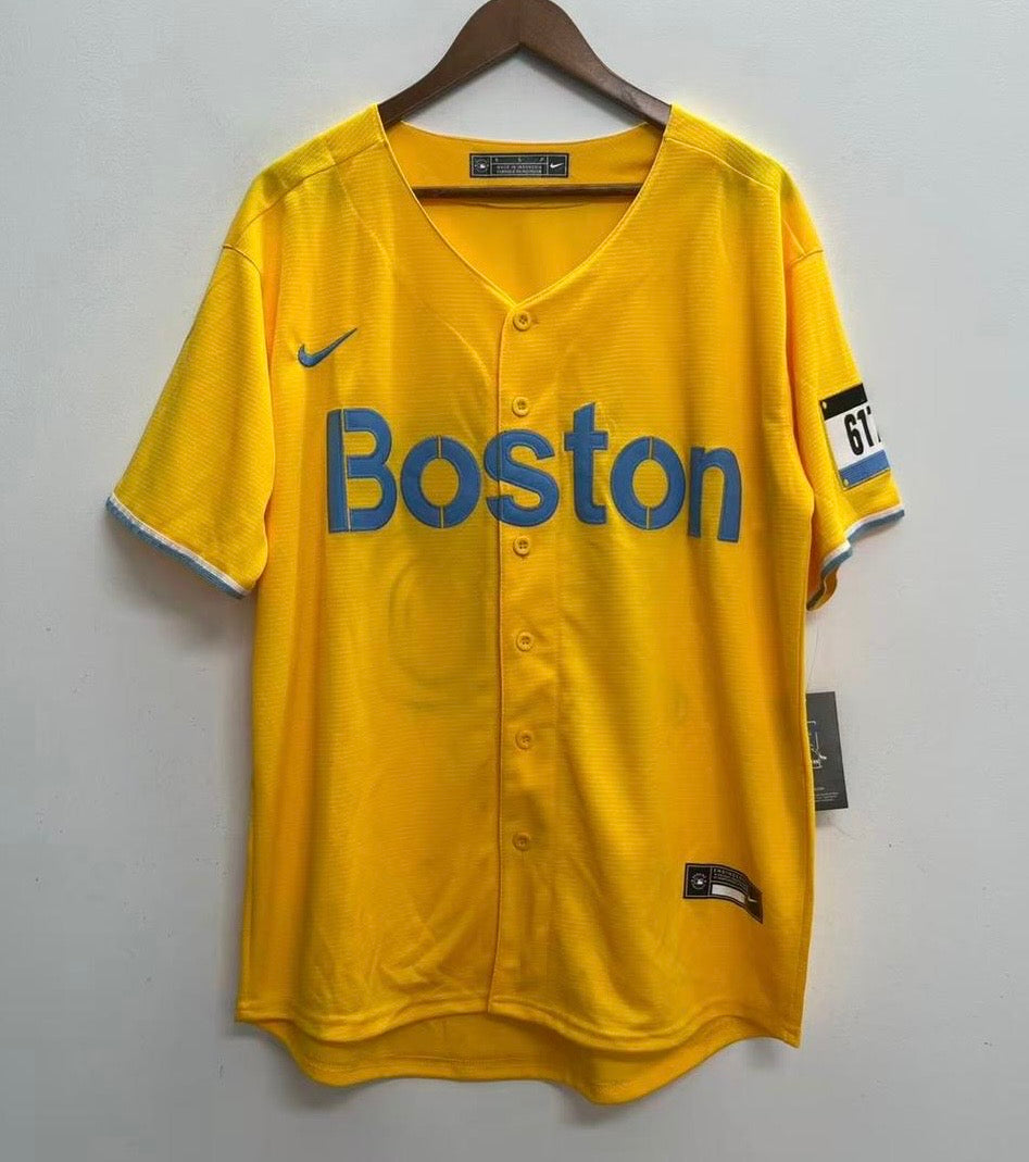 Jarren Duran YOUTH KIDS Boston Red Sox Official MLB Nike City Connect Limited Jersey product image 2, provided for visual