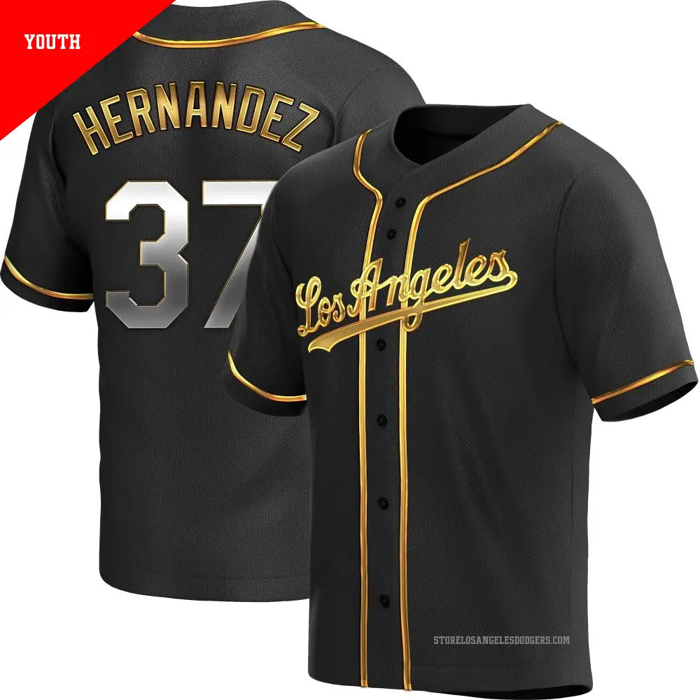 Teoscar Hernandez Los Angeles Dodgers YOUTH Official MLB Nike Jersey white product image 1, provided for visual reference