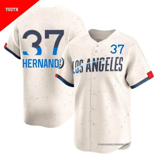Teoscar Hernandez Los Angeles Dodgers YOUTH Official MLB Nike City Connect Limited Jersey product image 1, provided for