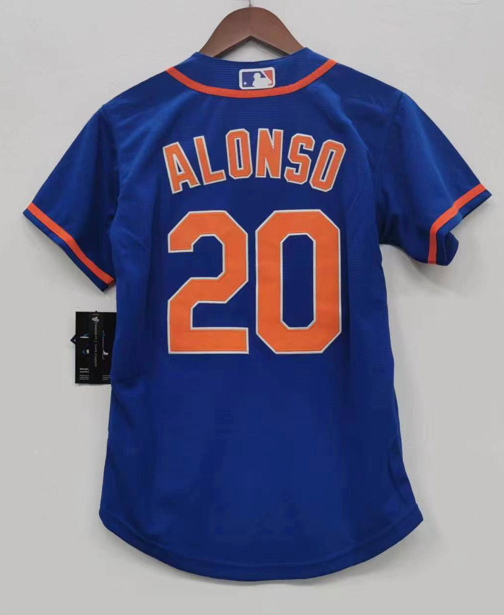 Pete Alonso YOUTH New York Mets Nike Jersey blue product image 1, provided for visual reference and product detail review