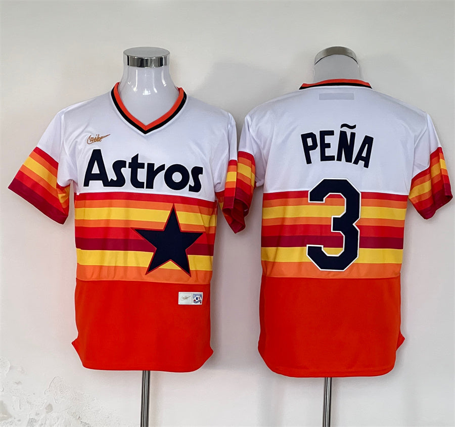 Jeremy Pena YOUTH KIDS Houston Astros Official MLB Nike Jersey product image 1, provided for visual reference and product