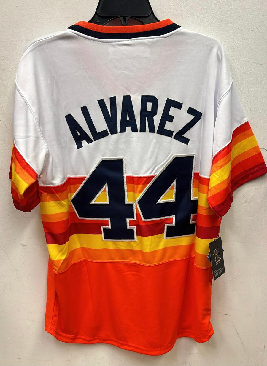 Yordan Alvarez YOUTH Houston Astros Jersey product image 2, provided for visual reference and product detail review