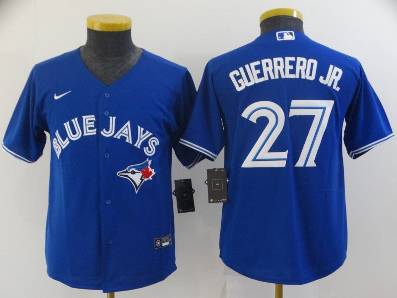 Vladimir Guerrero Jr. YOUTH Toronto Blue Jays Official MLB Nike Jersey Blue product image 1, provided for visual reference