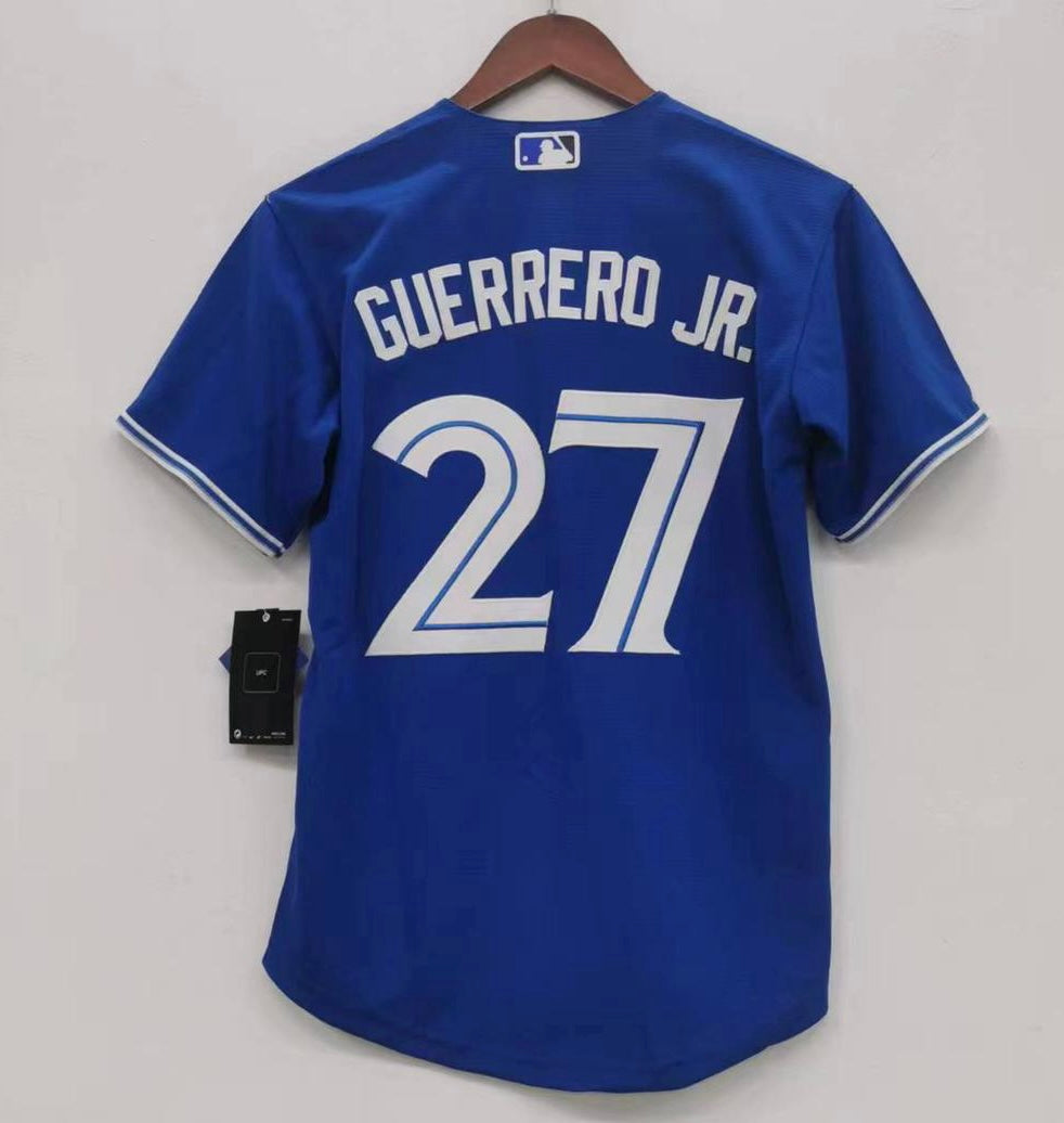 Vladimir Guerrero Jr. YOUTH Toronto Blue Jays Official MLB Nike Jersey Blue product image 2, provided for visual reference