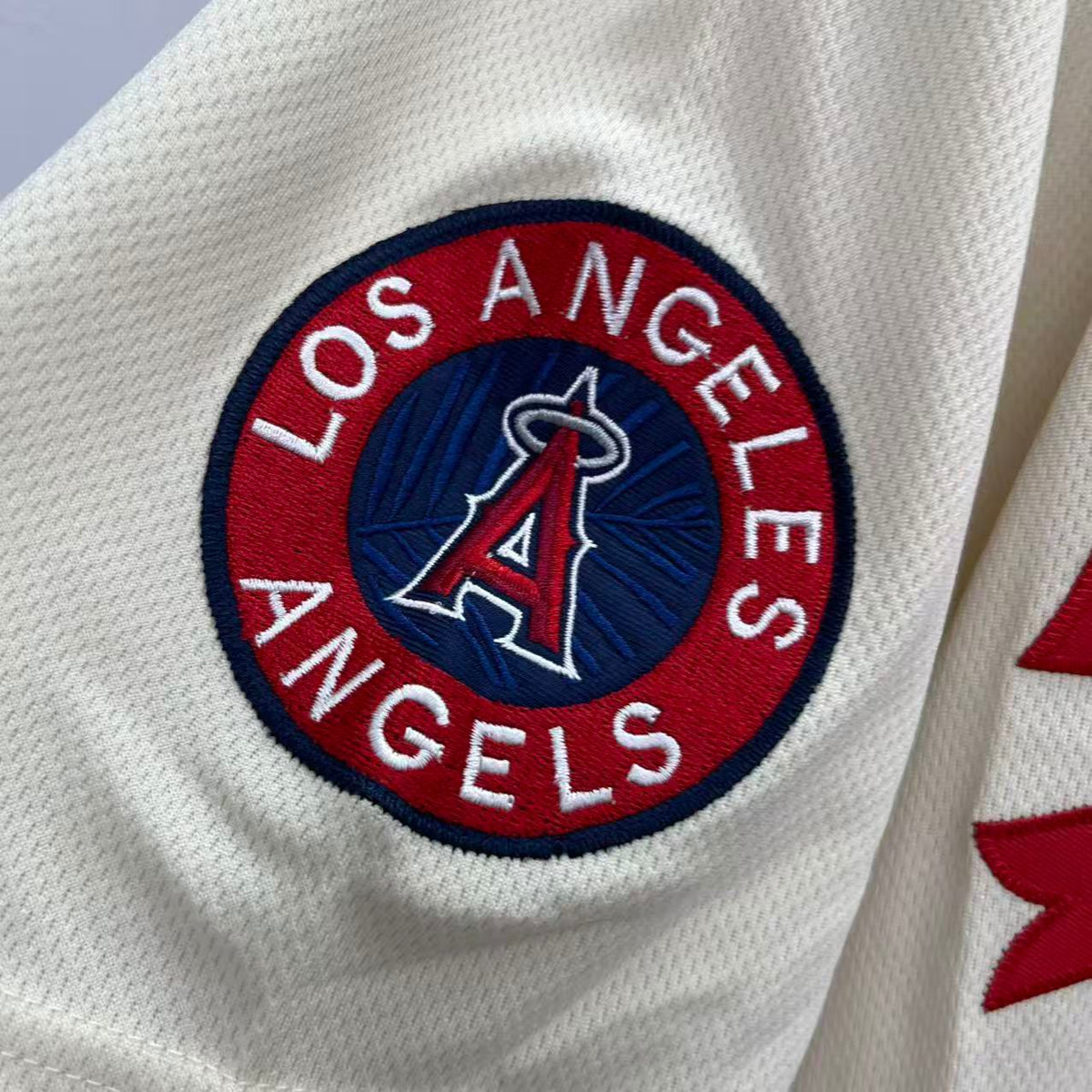 Shohei Ohtani Anaheim Angels Official MLB YOUTH Jersey product image 3, provided for visual reference and product detail