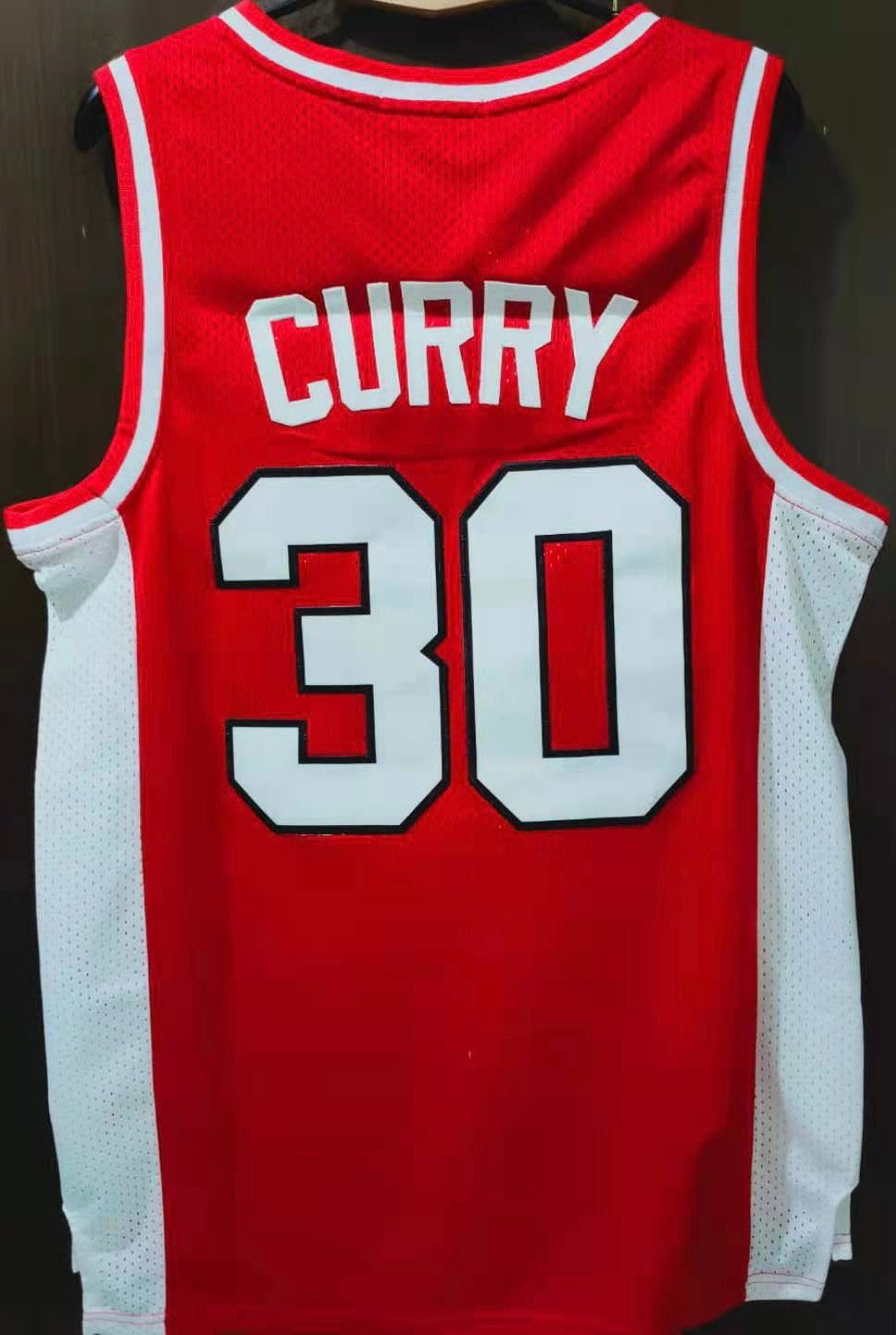 Stephen Curry Davidson YOUTH Jersey Classic Authentics product image 1, provided for visual reference and product detail
