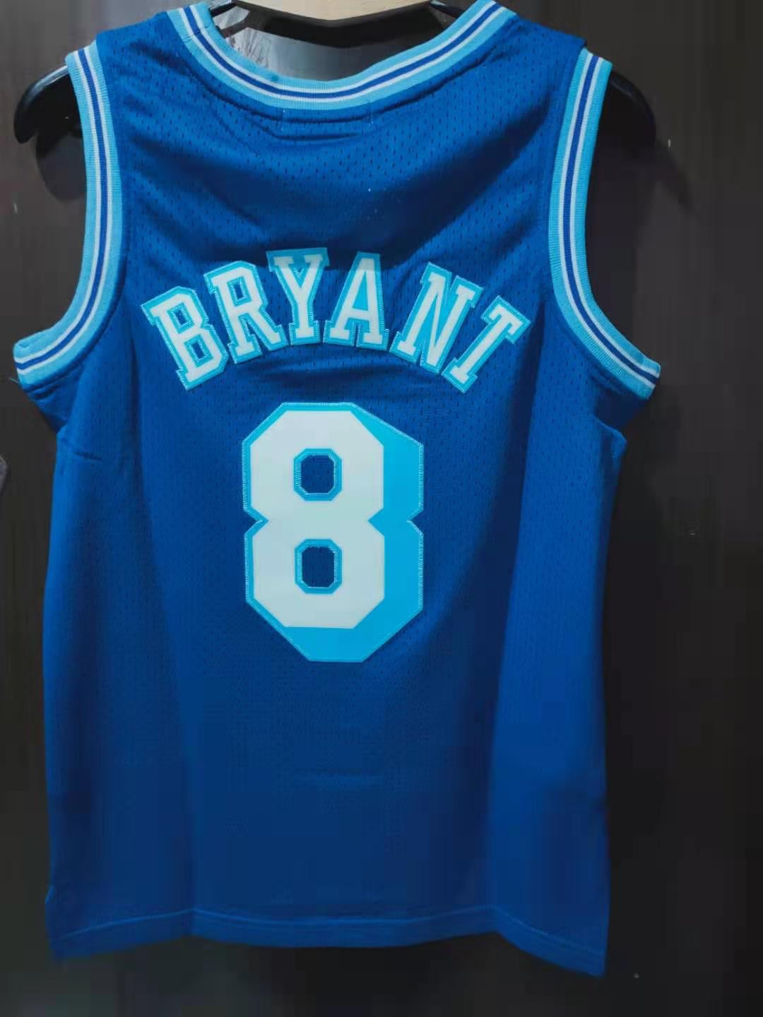Kobe Bryant YOUTH Los Angeles Lakers Jersey Blue product image 1, provided for visual reference and product detail review