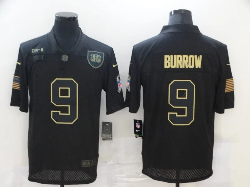 Joe Burrow Cincinnati Bengals military salute to service Jersey product image 1, provided for visual reference and product
