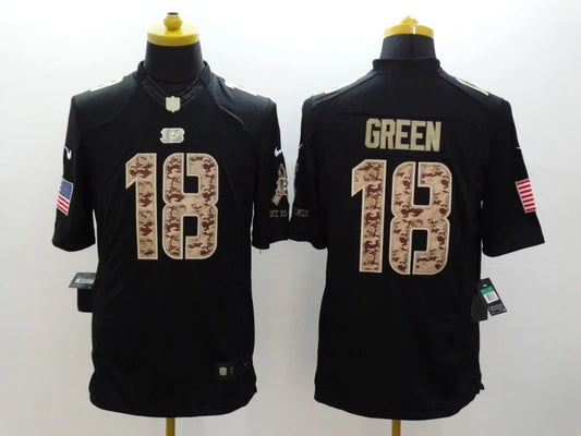 AJ Green Cincinnati Bengals military salute to service Jersey product image 1, provided for visual reference and product