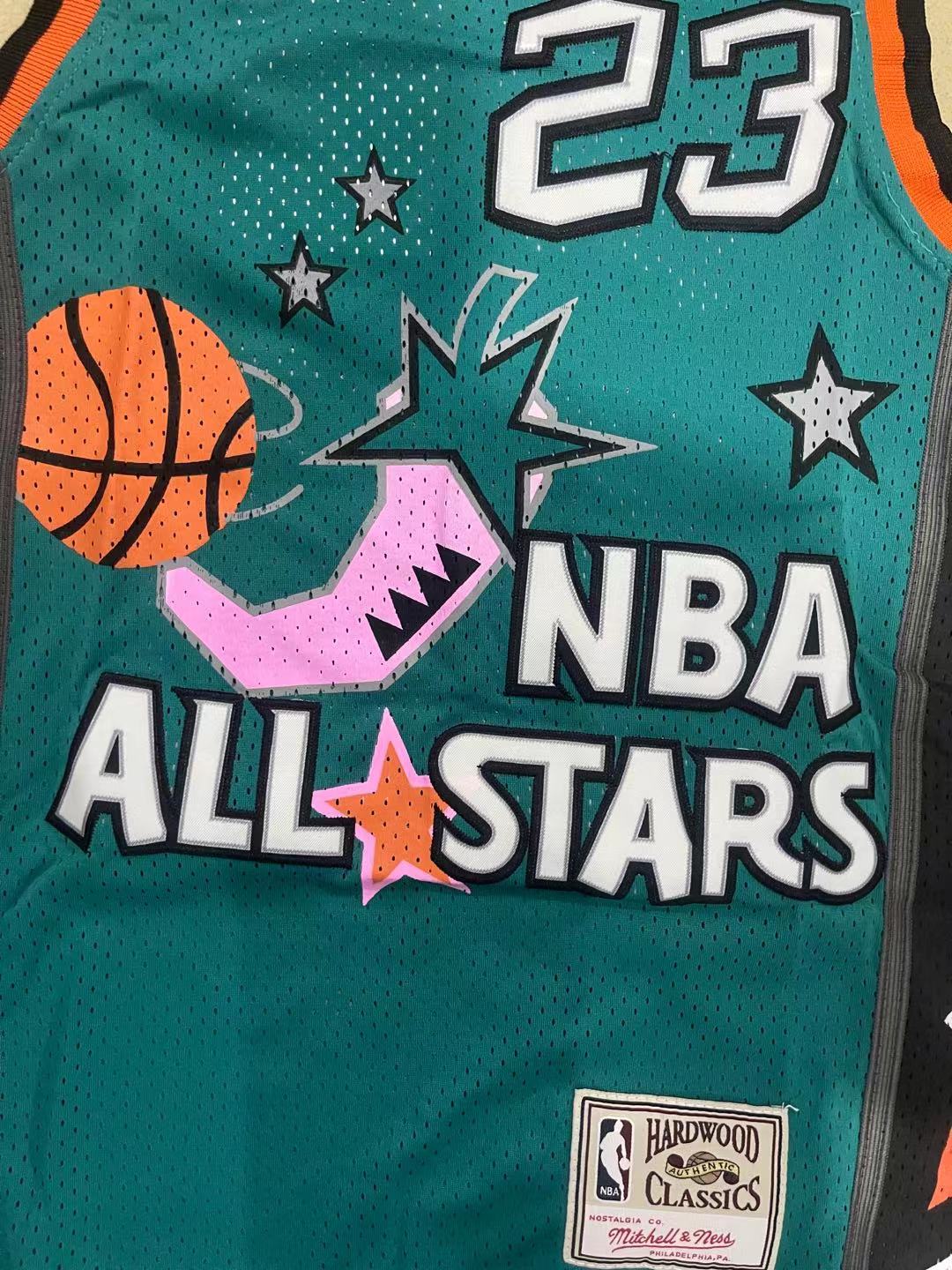 Michael Jordan YOUTH KIDS NBA All Star Jersey product image 4, provided for visual reference and product detail review