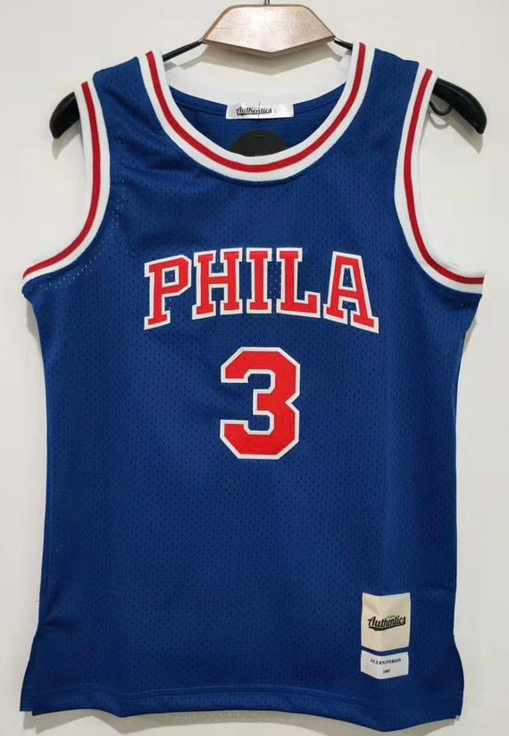 Allen Iverson YOUTH Philadelphia 76ers Jersey product image 2, provided for visual reference and product detail review