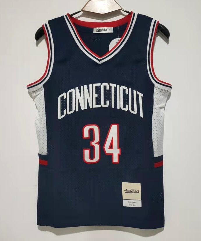 Ray Allen YOUTH KIDS UCONN University of Connecticut Huskies Jersey product image 2, provided for visual reference and