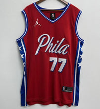 V. J. Edgecombe YOUTH KIDS Philadelphia 76ers Official NBA Jersey Red product image 2, provided for visual reference and