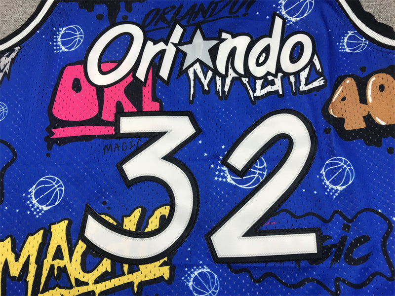 Shaquille O’Neal YOUTH KIDS Orlando Magic Official NBA Graffiti Jersey product image 3, provided for visual reference and