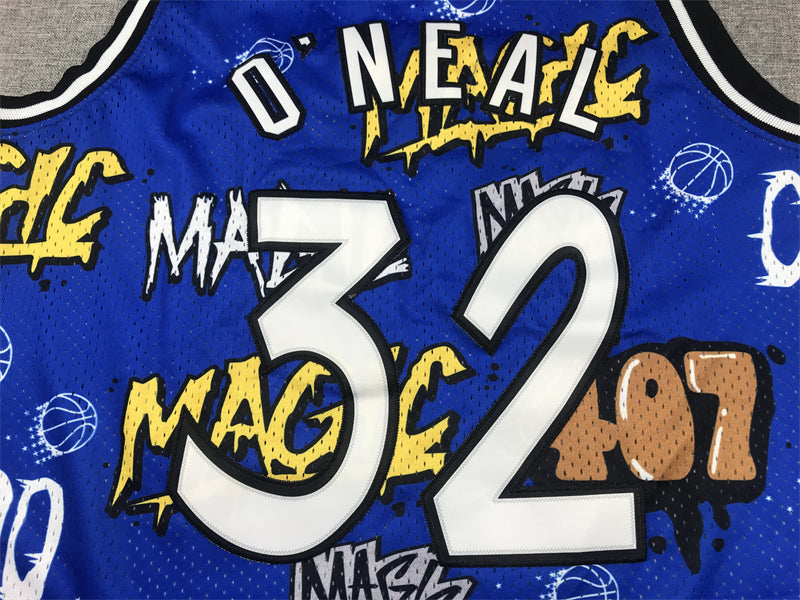 Shaquille O’Neal YOUTH KIDS Orlando Magic Official NBA Graffiti Jersey product image 4, provided for visual reference and