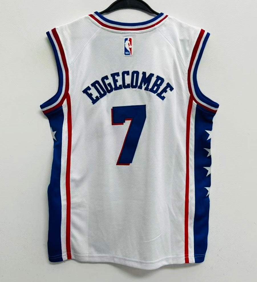 V. J. Edgecombe YOUTH KIDS Philadelphia 76ers Official NBA Jersey product image 1, provided for visual reference and product