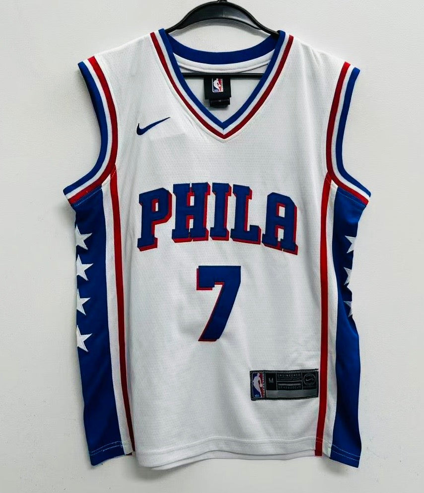 V. J. Edgecombe YOUTH KIDS Philadelphia 76ers Official NBA Jersey product image 2, provided for visual reference and product