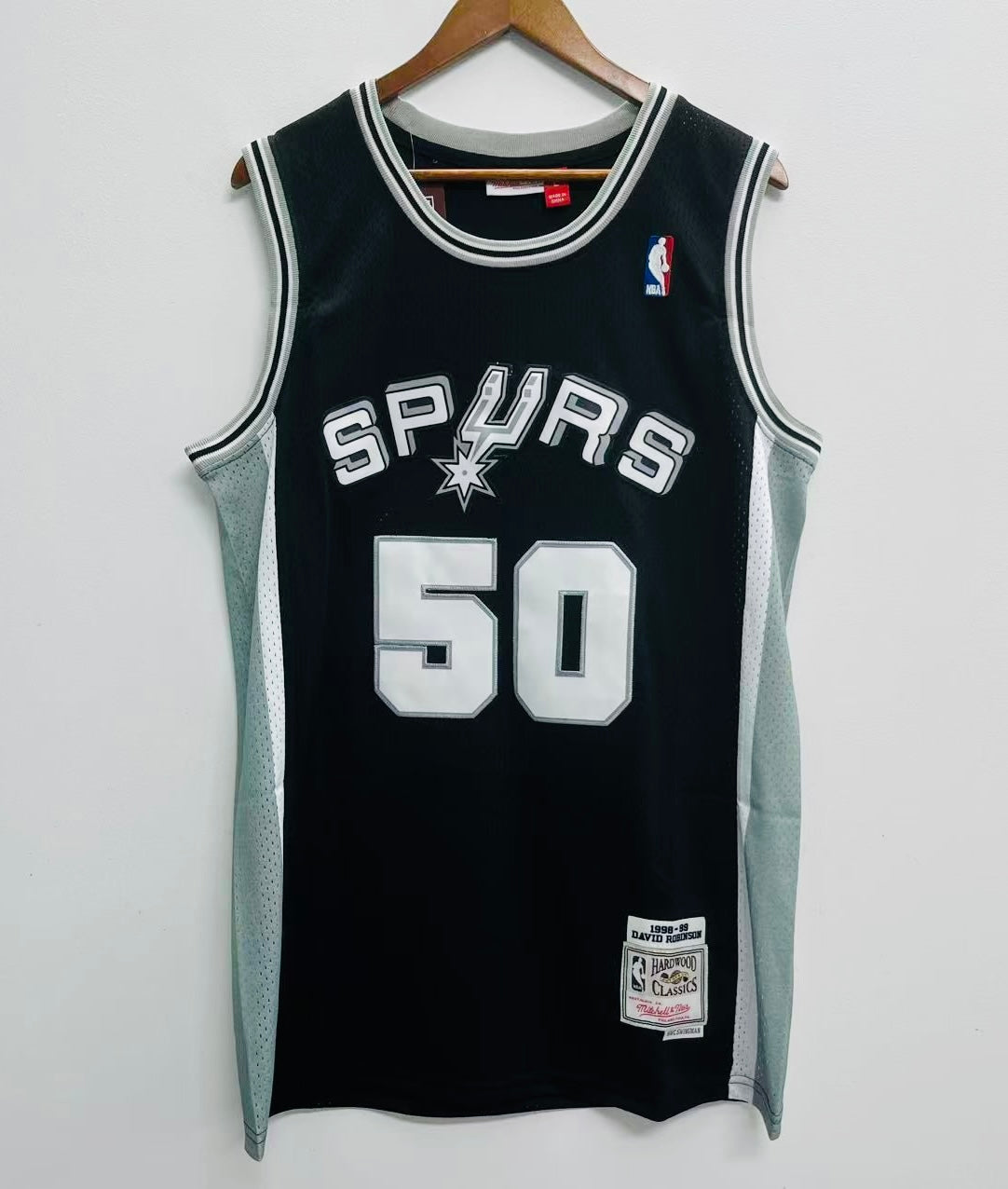 David Robinson San Antonio Spurs YOUTH Official NBA Mitchell & Ness Jersey product image 2, provided for visual reference