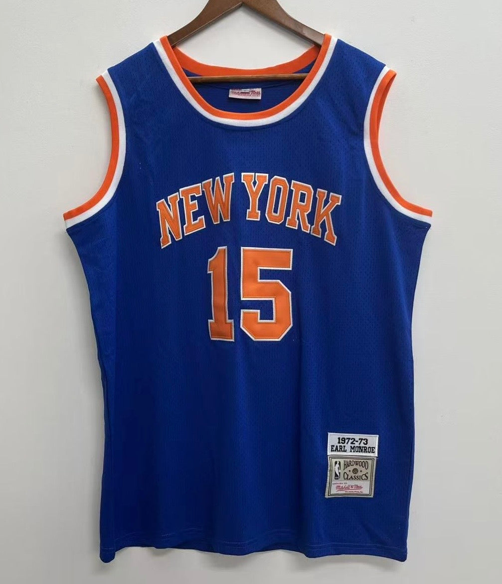 Earl Monroe YOUTH New York Knicks Official NBA Jersey product image 2, provided for visual reference and product detail