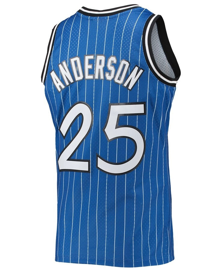 Nick Anderson YOUTH Orlando Magic Official NBA Mitchell & Ness Jersey blue product image 2, provided for visual reference