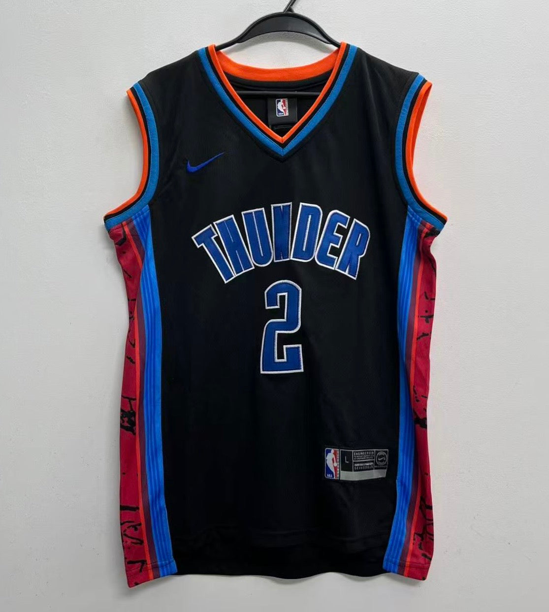 Shai Gilgeous - Alexander Oklahoma City Thunder Official Nike YOUTH Jersey black product image 2, provided for visual