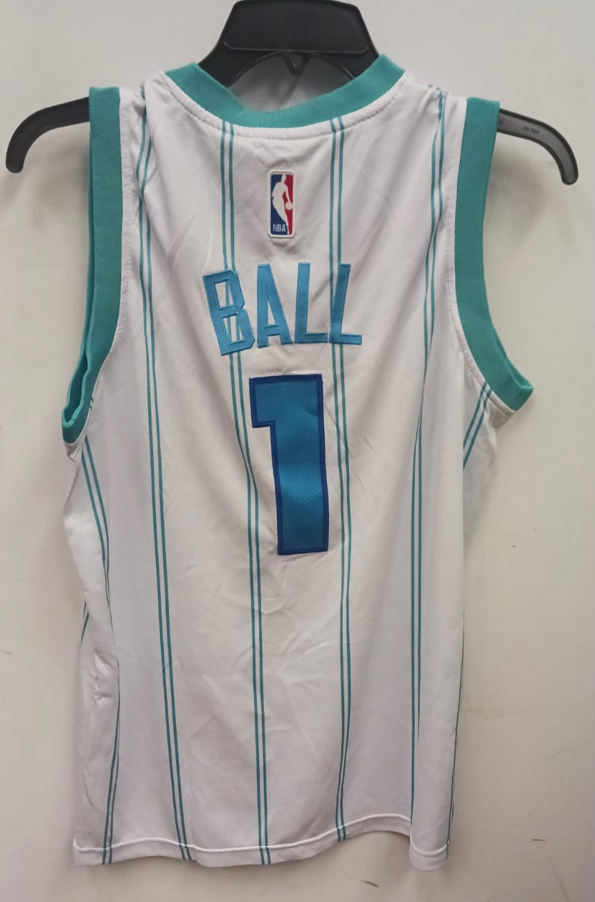 LaMelo Ball YOUTH Charlotte Hornets Jersey White product image 6, provided for visual reference and product detail review