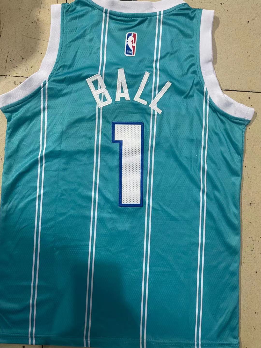 LaMelo Ball YOUTH Charlotte Hornets Jersey product image 1, provided for visual reference and product detail review
