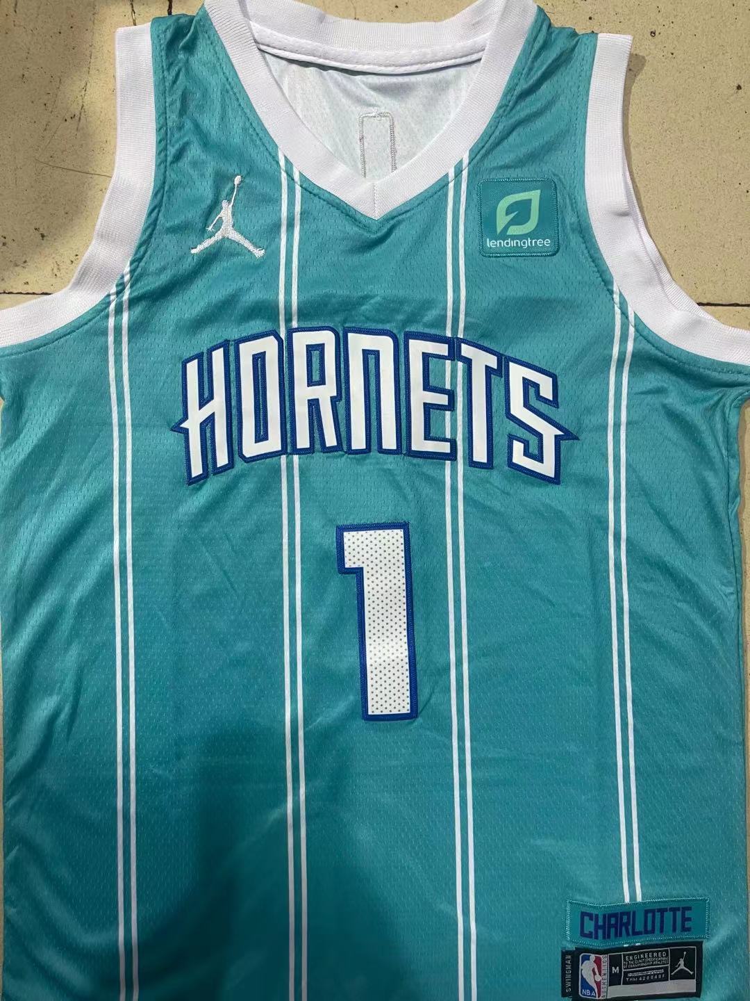 LaMelo Ball YOUTH Charlotte Hornets Jersey product image 2, provided for visual reference and product detail review