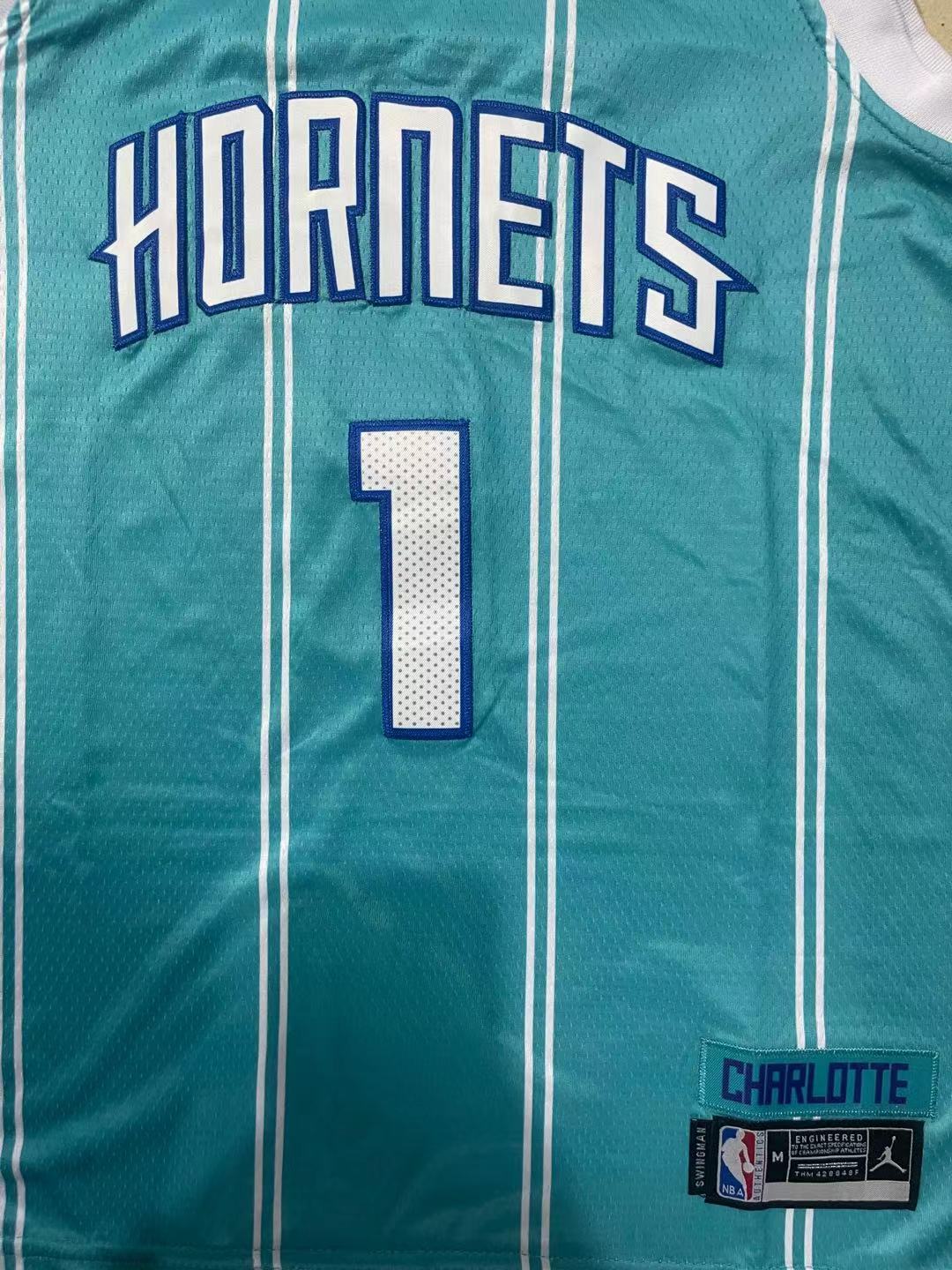 LaMelo Ball YOUTH Charlotte Hornets Jersey product image 3, provided for visual reference and product detail review
