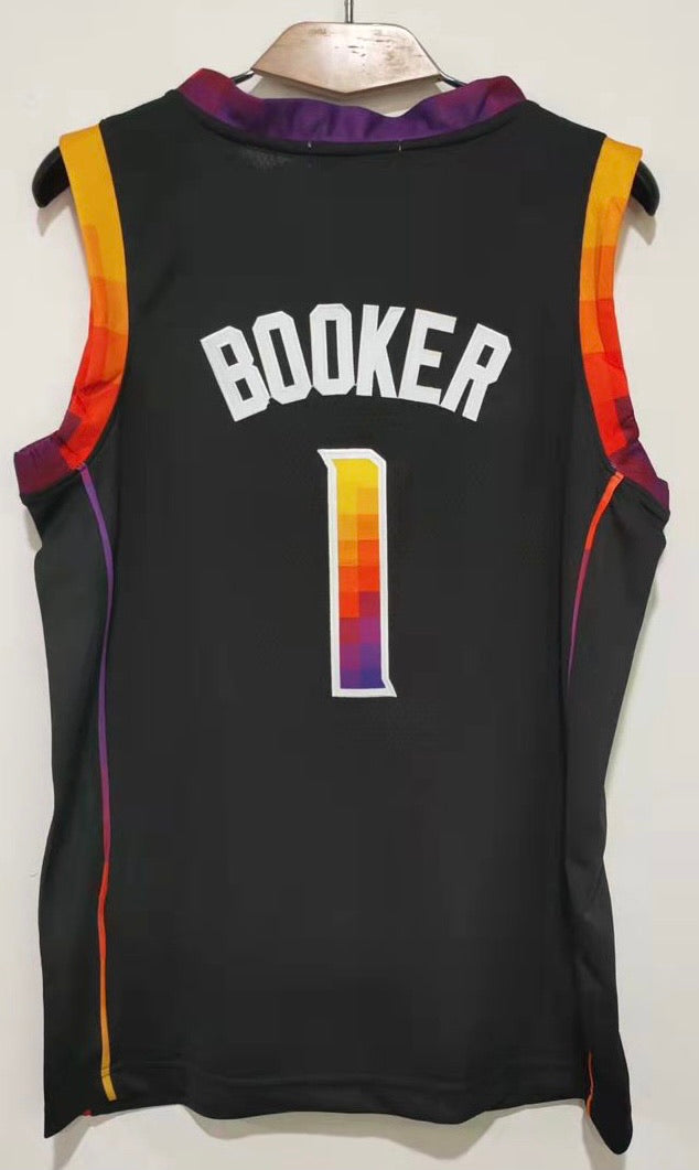 Devin Booker YOUTH Phoenix Suns Jersey Classic Authentics product image 1, provided for visual reference and product detail