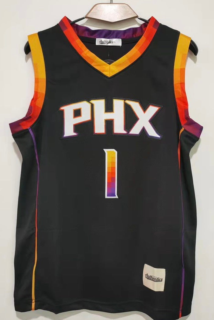 Devin Booker YOUTH Phoenix Suns Jersey Classic Authentics product image 2, provided for visual reference and product detail