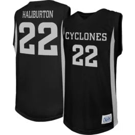 Tyrese Haliburton Iowa State Cyclones YOUTH Official NCAA Jersey black product image 1, provided for visual reference and