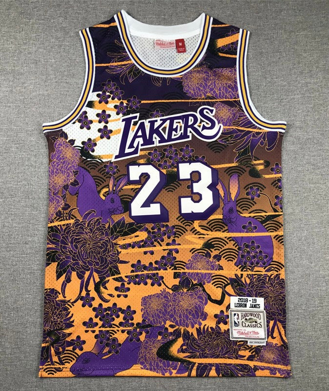 Lebron James YOUTH KIDS Los Angeles Lakers Official NBA Mitchell & Ness Jersey product image 2, provided for visual
