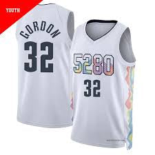 Aaron Gordon YOUTH KIDS Denver Nuggets Official NBA Nike Jersey product image 1, provided for visual reference and product